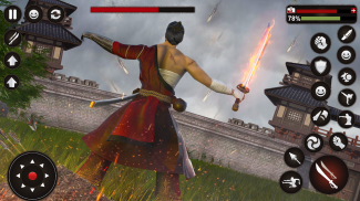 Shadow Ninja Warrior - Samurai jogos de luta 2018 screenshot 4