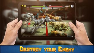 Simulador de Batalla de Animales: Guerra del Reino screenshot 6