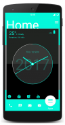 Analog Clock Launcher -Applock screenshot 1