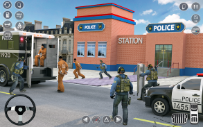 Police Jeep Spooky Stunt Parking 3D 2 screenshot 5