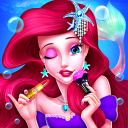 Mermaid Princess Makeup - Girl Fashion Salon Icon