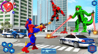 Flying Helicopter Transform Robot Shooting Game screenshot 8