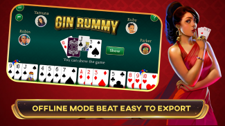 Gin Rummy Pro - Play Free Online Rummy Card Game screenshot 1