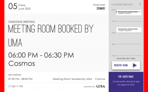 UMA Book - Meeting Room Display screenshot 1