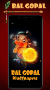 Little Krishna Wallpaper -Laddu Bal Gopal Ki Photo screenshot 2