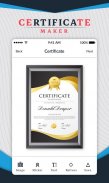 Certificate Maker - Certificate Design screenshot 1