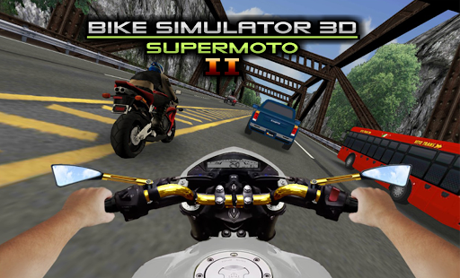 Play Bike simulator 3d supermoto 2 game free online