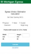 Egress Window Calculator screenshot 1