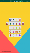 Word Search Free Game 2019 screenshot 3