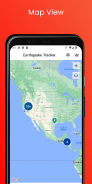 Deprem izleyici - Son deprem, Uyarılar ve Harita screenshot 5