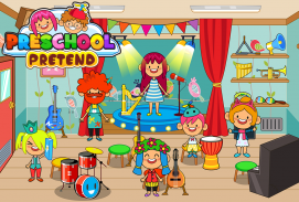 Pretend Preschool - Kids School Learning Games screenshot 1