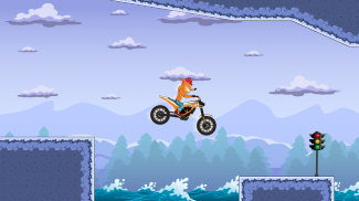 Bike Stunt Evolution 2D-Rennen screenshot 1