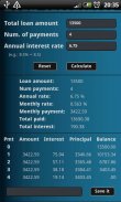 Loan calculator screenshot 2