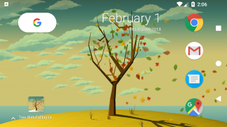 Tree With Falling Leaves Live Wallpaper screenshot 4