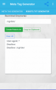 Meta Tag Generator screenshot 1