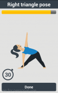 Exercices de yoga - 7 minutes screenshot 3