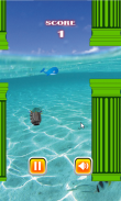 Flappy Blue Whale screenshot 4