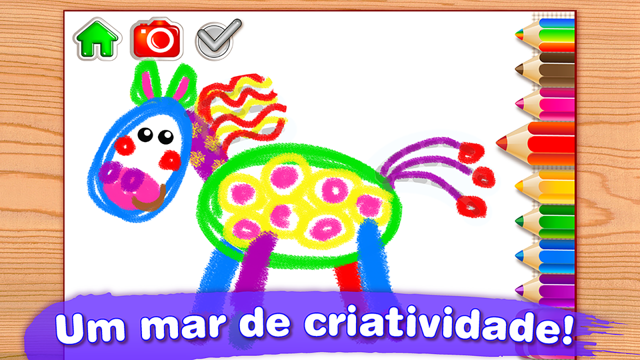 Infantil desenhos para colorir Jogos para crianças - Baixar APK para  Android