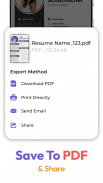 رزومه ساز PDF: ساخت رزومه کاری screenshot 2