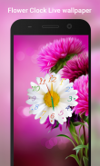 Flower Clock live wallpaper screenshot 0