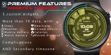 Futuristic GUI Watch Face screenshot 10