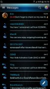 SMS Messages Dusk Blue Theme screenshot 1