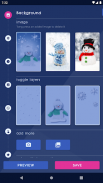 Snowman Live Wallpaper screenshot 2
