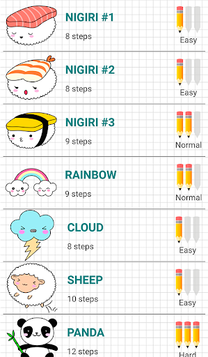 Download do APK de Desenhar Desenhos Kawaii para Android