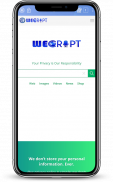 private, secured, safe & incognito: WECRIPT Search screenshot 4