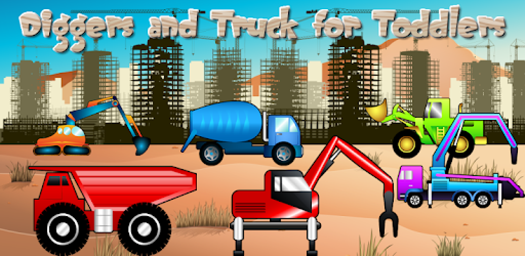 Trucks and diggers for 2024 toddlers