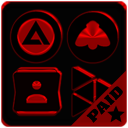 Black and Red Icon Pack Paid