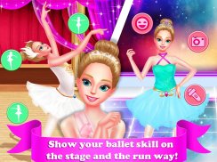 Pretty Ballerina New Fashion Girl Star ❤Free Games screenshot 1
