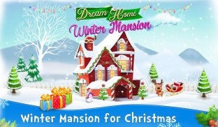 Dream Home Winter Mansion - Home Decoration Game screenshot 4