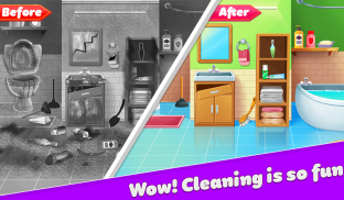 Dream Home Cleaning Game Wash screenshot 0