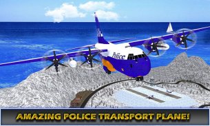 US Police Airplane Cop Dog Transporter Kids Games screenshot 5