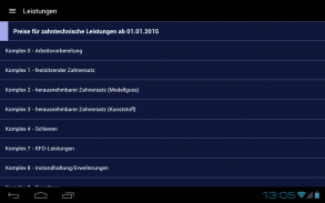 Gebühren-App screenshot 2