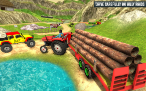 Cargo Tractor Trolley Simulator Farming Game 2019 screenshot 4