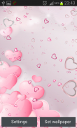 Pink Hearts Live Wallpaper screenshot 3