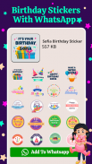 Birthday Stickers With Name screenshot 0