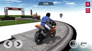 Super Hero Bike Mega Ramp screenshot 3