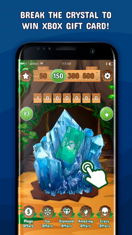 Free Gift Cards For Xbox Crystal Digger Screenshot 1
