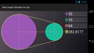 Belt Length Calculator for 2ps screenshot 0