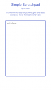 Simple Scratchpad screenshot 0