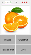 Meyve ve sebze, fındık ve çilek - Resim sınav screenshot 3