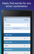 WordFinder: Unscramble words - solve anagrams screenshot 0