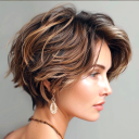 Coupe de cheveux courte femme