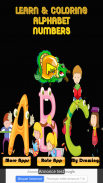 coloring alphabet numbers screenshot 0