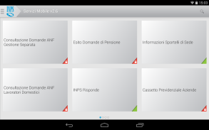 INPS Servizi Mobile per Tablet screenshot 6