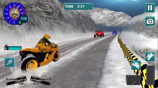 Snow Bike Motocross Racing - Mountain Driving 2019 screenshot 2