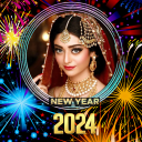 New year photo frame 2024